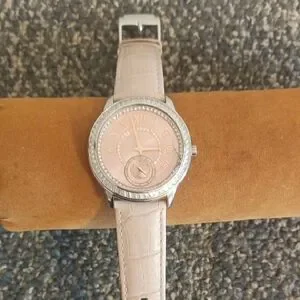 EUC Like New Michael Kors rose gold watch MK2446 Michael Kors Bradshaw Rose Gold Dial Two Tone Steel Strap  main image 2